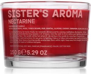 Sister's Aroma Nectarine candela profumata 150 g