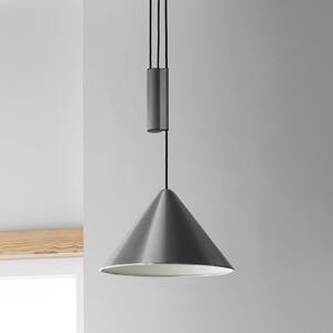 HAY Lampada a sospensione Compass, Alluminio / Grigio / Zincato, Soggiorno / Sala da pranzo, Alluminio, Design, Lampada a sospensione