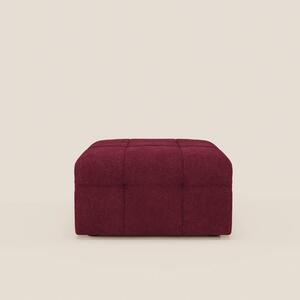 Mosaic pouf e modulo in bouclé - 96x77 cm design capitonné in tessuto