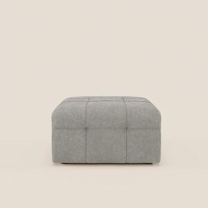 Mosaic pouf e modulo in bouclé - 96x77 cm design capitonné in tessuto