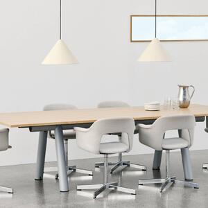 HAY Lampada a sospensione Compass, Bianco / Opale, Soggiorno / Sala da pranzo, Alluminio, Design, Lampada a sospensione