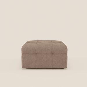 Mosaic pouf e modulo in bouclé - 96x77 cm design capitonné in tessuto