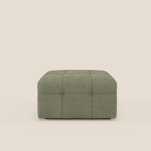 Mosaic pouf e modulo in bouclé - 96x77 cm design capitonné in tessuto