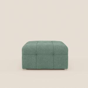 Mosaic pouf e modulo in bouclé - 96x77 cm design capitonné in tessuto