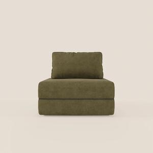 Rift poltrona letto con materasso alto 22 cm e memory foam - schienale