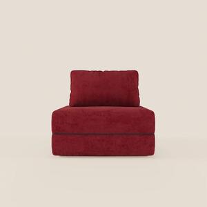 Rift poltrona letto con materasso alto 22 cm e memory foam - schienale