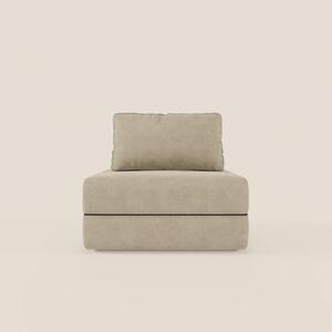 Rift poltrona letto con materasso alto 22 cm e memory foam - schienale