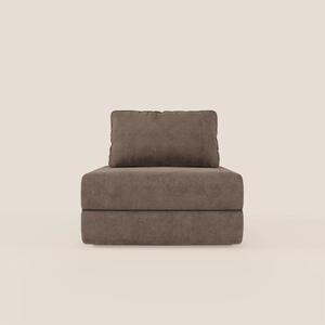 Rift poltrona letto con materasso alto 22 cm e memory foam - schienale