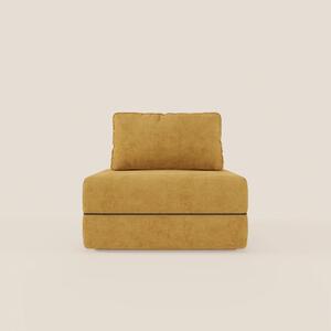Rift poltrona letto con materasso alto 22 cm e memory foam - schienale