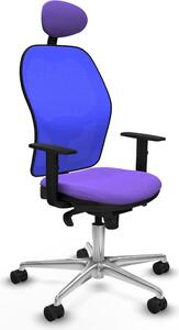 Sedia da ufficio con poggiatesta Jorquera Piqueras y Crespo 1D086N1 Viola