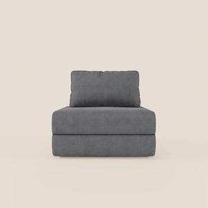 Rift poltrona letto con materasso alto 22 cm e memory foam - schienale