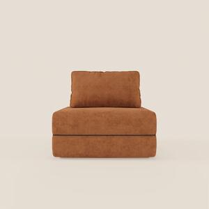 Rift poltrona letto con materasso alto 22 cm e memory foam - schienale