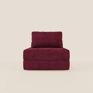 Rift poltrona letto con materasso alto 22 cm e memory foam - schienale