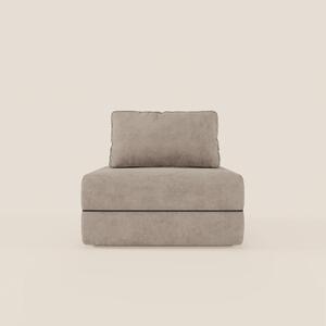 Rift poltrona letto con materasso alto 22 cm e memory foam - schienale