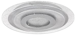 Plafoniera LED rotonda Thalassa, finitura argento trasparente, 40W, luce bianca neutra, 2300 lumen, materiale: metallo, dimensioni: 6x40x40 cm, grado di protezione IP20, marca Rabalux