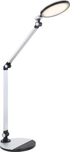 Lampada da tavolo a LED, touch dimmer, ruotabile, argento, H 90,5 cm