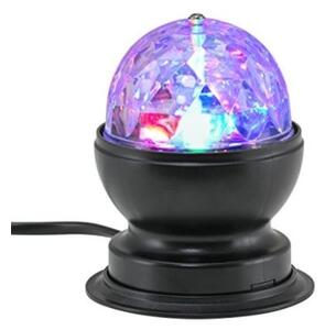 Briloner 7347-015 - SFERA LED da tavolo effetto luci discoteca DISCO LIGHT 1xE27/3W/230V