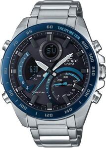 Orologio CASIO ECB-900DB-1BER, 51,5 mm, solare, Bluetooth, impermeabile fino a 10 bar