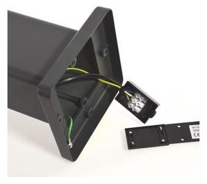 Lampada da esterno SANTA 1xE27/60W/230V 50 cm IP54 nera