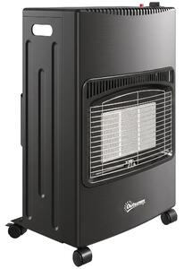 DecHome Stufa a Gas per Bombola GPL Portatile Potenza 4.2 kW colore Nero