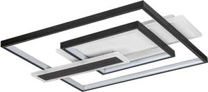 Lampada a soffitto LED nera Rabalux, modello Herkules, dimensioni 450x535mm, potenza 50W, codice prodotto 2932