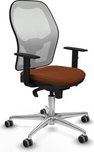 Sedia da ufficio Piqueras y Crespo 1D086G0 Bianco Marrone