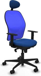 Sedia da ufficio con poggiatesta Jorquera Piqueras y Crespo 1D036N1 Blu