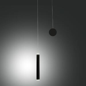 Fabas Luce Lampada LED a sospensione Prado, nero, metallo, dimmerabile, Nero, Soggiorno / Sala da pranzo, Metallo, Moderno