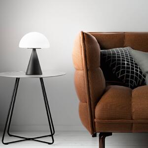 Fabas Luce Lampada da tavolo a LED Blip, dimmerabile, Nero, Soggiorno / Sala da pranzo, Vetro, Moderno, Lampada da tavolo LED