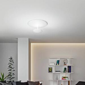 Fabas Luce Plafoniera a LED Conrad, dimmerabile, Bianco / Opale, Soggiorno / Sala da pranzo, Metallo, Moderno, Plafoniera LED