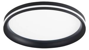 Fabas Luce Plafoniera a LED Isy, dimmerabile, Nero, Soggiorno / Sala da pranzo, Metallo, Moderno, Plafoniera LED