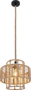 Globo Lighting lampada a sospensione in metallo nero opaco, 1x E27