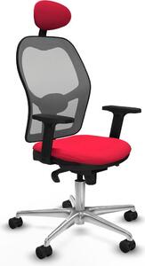 Sedia da ufficio con poggiatesta Jorquera Piqueras y Crespo 2D086N1 Rosso
