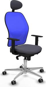 Sedia da ufficio con poggiatesta Jorquera Piqueras y Crespo 1D086G1 Grigio scuro