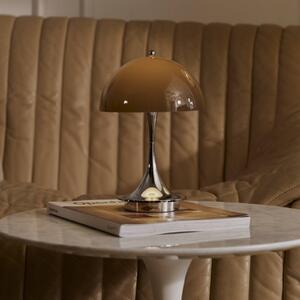 Louis Poulsen Panthella 250 Portable Original, marrone opalino 250, dimmerabile, Marrone / Ruggine, Soggiorno / Sala da pranzo, Plastica, Design