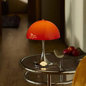 Louis Poulsen Panthella 250 Portable Original, rosso opalino 250, dimmerabile, Rosso, Soggiorno / Sala da pranzo, Plastica, Design