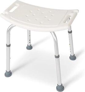 Sedia da bagno - Sedie da bagno - Sedia da bagno - 50 x 30 x 52 cm - Bianco