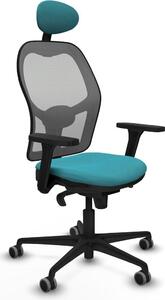 Sedia da ufficio con poggiatesta Jorquera Piqueras y Crespo 3D036G1 turchese