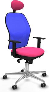 Sedia da ufficio con poggiatesta Jorquera Piqueras y Crespo 1D086G1 Rosa