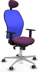 Sedia da ufficio con poggiatesta Jorquera Piqueras y Crespo 1D086G1 Viola