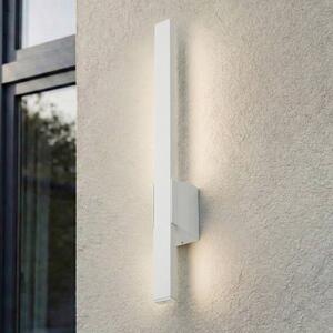 Applique da esterni a LED Sakari Lindby, Bianco / Opale, Alluminio, Moderno, Applique LED da esterni