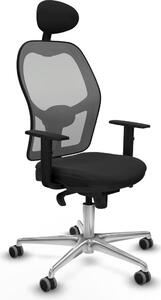 Sedia da ufficio con poggiatesta Jorquera Piqueras y Crespo 1D086G1 Nero