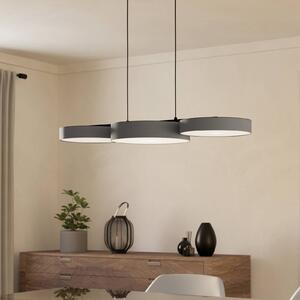 EGLO connect Smart lampada LED a sospensione Barbano-Z, grigio dimmerabile, Alluminio / Grigio / Zincato, Soggiorno / Sala da pranzo, Metallo, Moderno