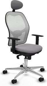 Sedia da ufficio con poggiatesta Jorquera Piqueras y Crespo 1D086N1 Grigio