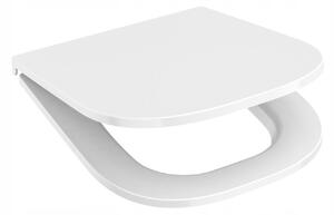Sedile WC per GROHE EURO KERAMIK con rivestimento Soft Close meccanismo di chiusura morbida bianco alpino modello di ricambio