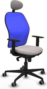Sedia da ufficio con poggiatesta Jorquera Piqueras y Crespo 1D036G1 Bianco