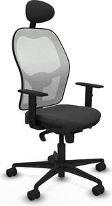 Sedia da ufficio con poggiatesta Jorquera Piqueras y Crespo 1D036N1 Grigio scuro