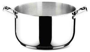 LAGOSTINA Pentola a Induzione Casseruola Fonda in Acciaio Inox 18/10 20 cm con 2 Manici - Sfiziosa