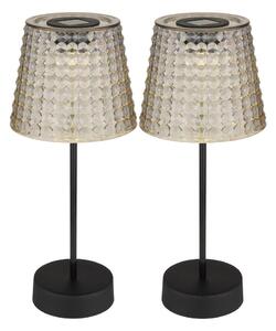 Globo 36634-2S - SET 2x Lampada LED solare SOLAR LED/0,06W/3V IP44 grigio