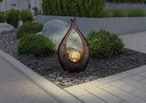 Globo Lighting Lampada solare in plastica color bronzo, LED